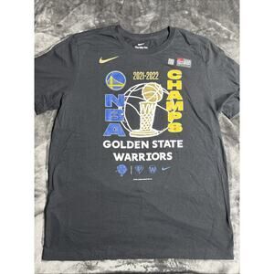 Nike Golden State Warriors 2022 NBA Finals Champions Locker Room Large T Shirt
